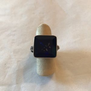 Recycled Antique Button Ring